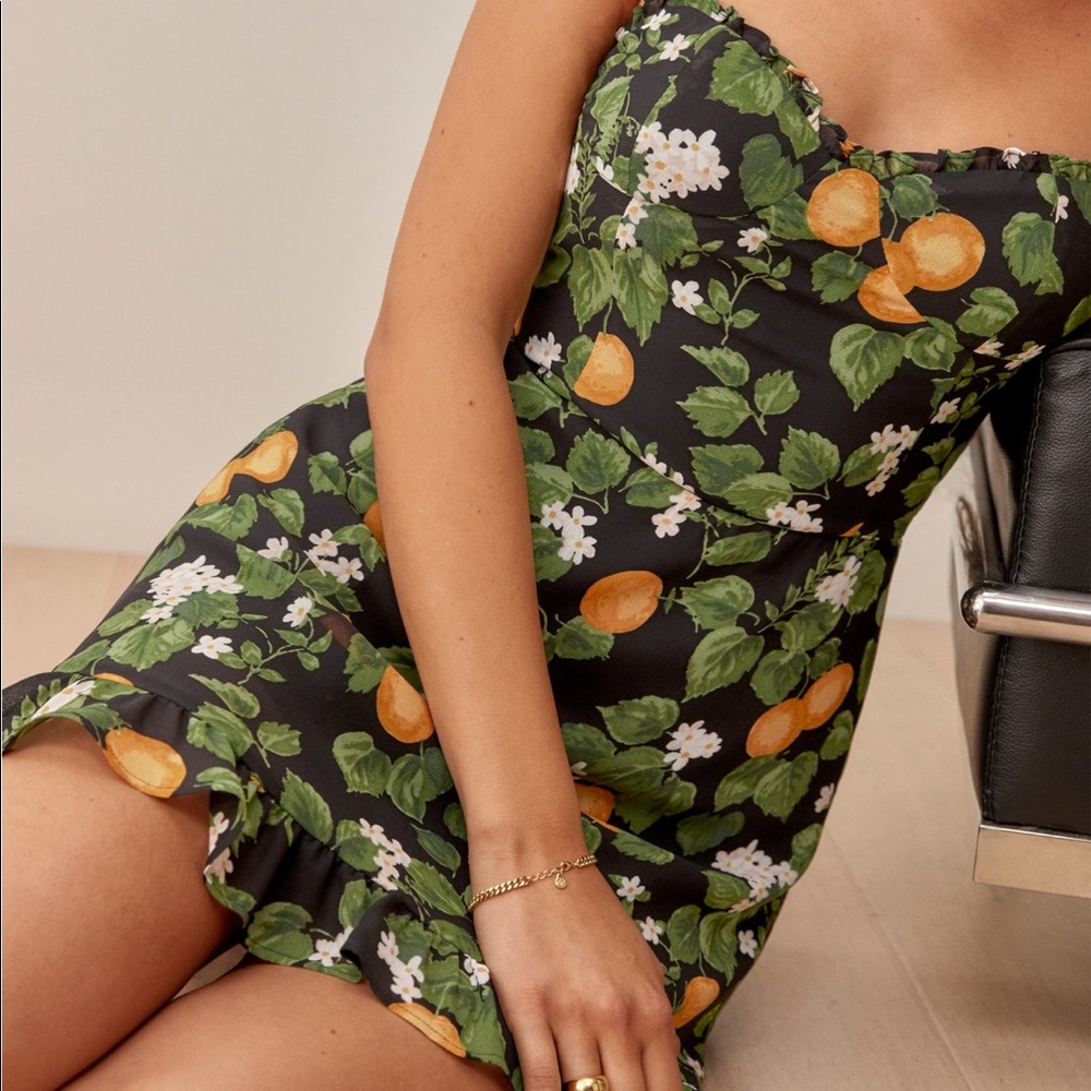 Reformation Christine Dress in Clementine